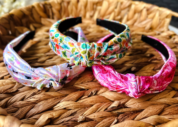 Satin Knotted headBANDS