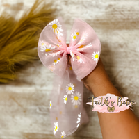 Pink Daisy Mesh